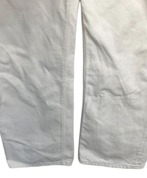RRL（ダブルアールエル）RRL (ダブルアールエル) 1927 Buckle Back Jeans 12.5oz　カラーパンツ ホワイト サイズ: 78.5cm (W31)の古着・服飾アイテム