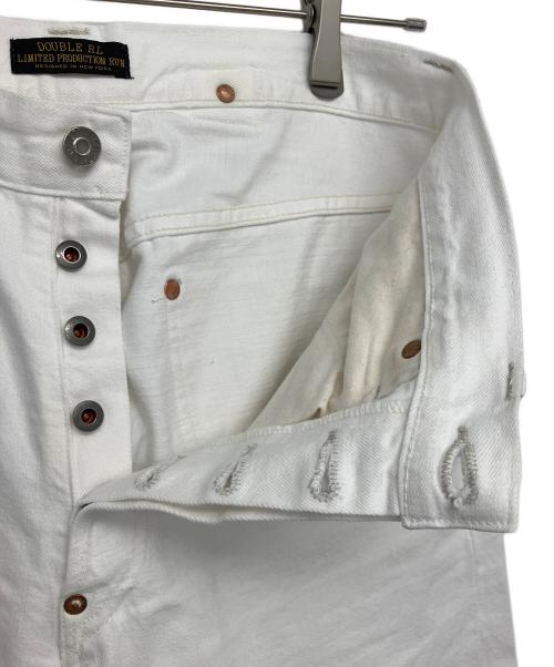 RRL（ダブルアールエル）RRL (ダブルアールエル) 1927 Buckle Back Jeans 12.5oz　カラーパンツ ホワイト サイズ: 78.5cm (W31)の古着・服飾アイテム