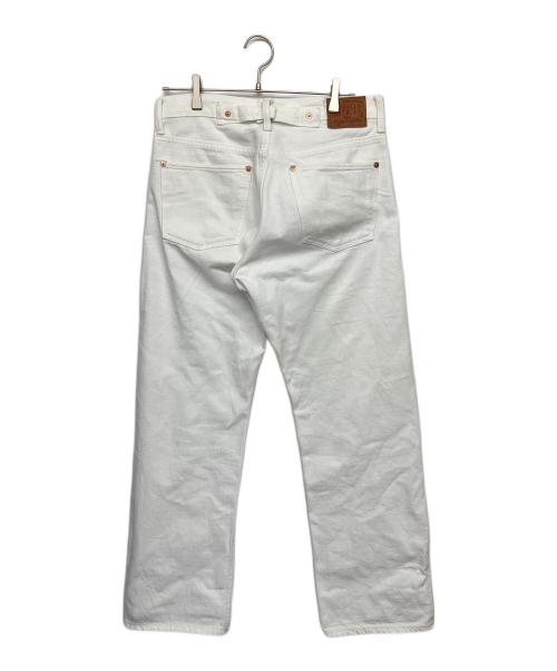 RRL（ダブルアールエル）RRL (ダブルアールエル) 1927 Buckle Back Jeans 12.5oz　カラーパンツ ホワイト サイズ: 78.5cm (W31)の古着・服飾アイテム