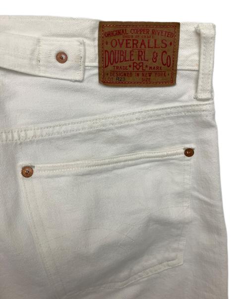 RRL（ダブルアールエル）RRL (ダブルアールエル) 1927 Buckle Back Jeans 12.5oz　カラーパンツ ホワイト サイズ: 78.5cm (W31)の古着・服飾アイテム