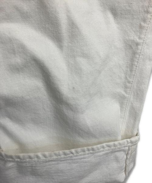 RRL（ダブルアールエル）RRL (ダブルアールエル) 1927 Buckle Back Jeans 12.5oz　カラーパンツ ホワイト サイズ: 78.5cm (W31)の古着・服飾アイテム