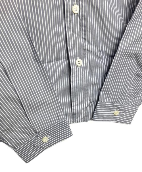 PRADA（プラダ）PRADA (プラダ) 2018SS COMIC STRIPE L/S SHIRT　長袖シャツ ネイビー×レッド サイズ:Lの古着・服飾アイテム