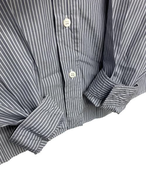 PRADA（プラダ）PRADA (プラダ) 2018SS COMIC STRIPE L/S SHIRT　長袖シャツ ネイビー×レッド サイズ:Lの古着・服飾アイテム