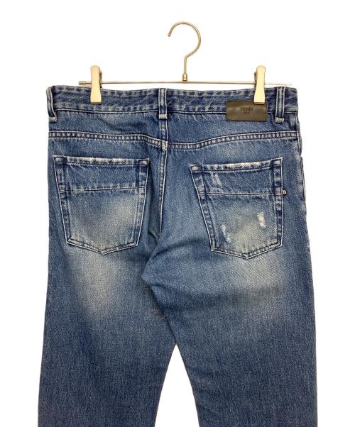 FENDI（フェンディ）FENDI (フェンディ) デニムパンツ ネイビー サイズ: 83.5cm (W33)の古着・服飾アイテム