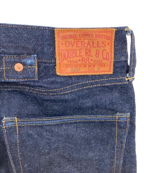 RRL（ダブルアールエル）RRL (ダブルアールエル) R234　シンチバック　デニムパンツ ネイビー サイズ:78.5cm (W31)の古着・服飾アイテム