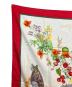 GUCCI (グッチ) シルクスカーフ レッド：7000円