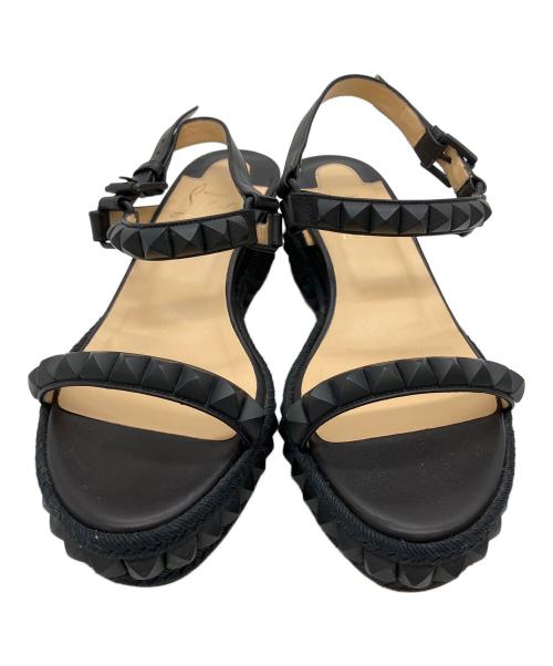 Christian Louboutin（クリスチャン・ルブタン）Christian Louboutin (クリスチャン・ルブタン) サンダル ブラック サイズ:23cmの古着・服飾アイテム