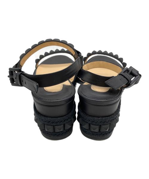 Christian Louboutin（クリスチャン・ルブタン）Christian Louboutin (クリスチャン・ルブタン) サンダル ブラック サイズ:23cmの古着・服飾アイテム