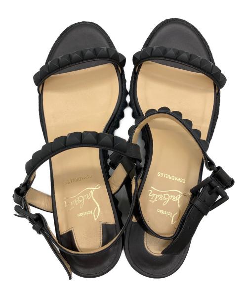 Christian Louboutin（クリスチャン・ルブタン）Christian Louboutin (クリスチャン・ルブタン) サンダル ブラック サイズ:23cmの古着・服飾アイテム