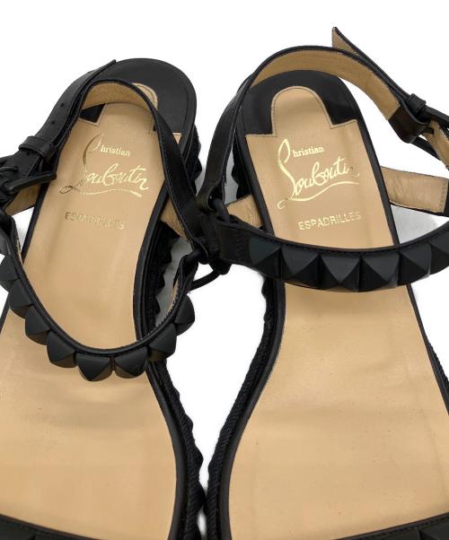 Christian Louboutin（クリスチャン・ルブタン）Christian Louboutin (クリスチャン・ルブタン) サンダル ブラック サイズ:23cmの古着・服飾アイテム