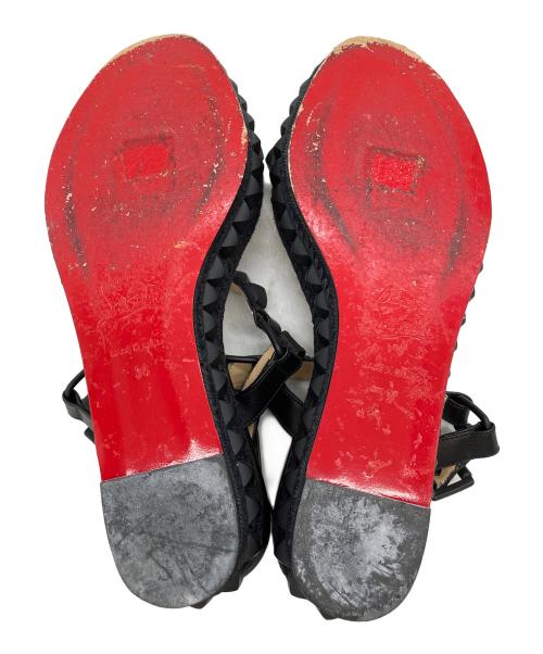 Christian Louboutin（クリスチャン・ルブタン）Christian Louboutin (クリスチャン・ルブタン) サンダル ブラック サイズ:23cmの古着・服飾アイテム
