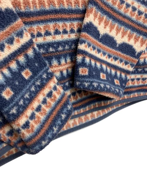 Patagonia（パタゴニア）Patagonia (パタゴニア) ライトウェイトシンチラスナップT プルオーバー アイボリー×ネイビー サイズ:Mの古着・服飾アイテム