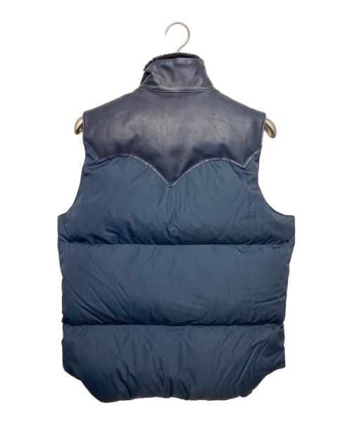 Rocky Mountain FeatherBed（ロッキーマウンテンフェザーベッド）Rocky Mountain Featherbed (ロッキーマウンテンフェザーベッド) ダウンベスト ネイビー サイズ:Lの古着・服飾アイテム