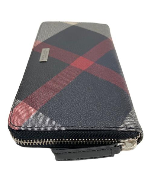 BLACK LABEL CRESTBRIDGE（ブラックレーベル クレストブリッジ）BLACK LABEL CRESTBRIDGE (ブラックレーベル クレストブリッジ) 長財布 ブラック×ホワイトの古着・服飾アイテム