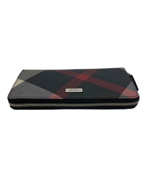 BLACK LABEL CRESTBRIDGE（ブラックレーベル クレストブリッジ）BLACK LABEL CRESTBRIDGE (ブラックレーベル クレストブリッジ) 長財布 ブラック×ホワイトの古着・服飾アイテム