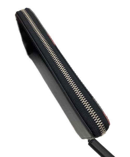 BLACK LABEL CRESTBRIDGE（ブラックレーベル クレストブリッジ）BLACK LABEL CRESTBRIDGE (ブラックレーベル クレストブリッジ) 長財布 ブラック×ホワイトの古着・服飾アイテム