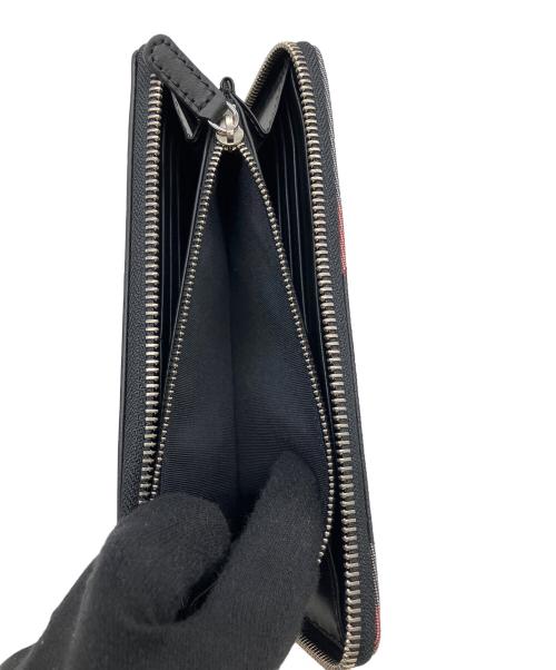BLACK LABEL CRESTBRIDGE（ブラックレーベル クレストブリッジ）BLACK LABEL CRESTBRIDGE (ブラックレーベル クレストブリッジ) 長財布 ブラック×ホワイトの古着・服飾アイテム