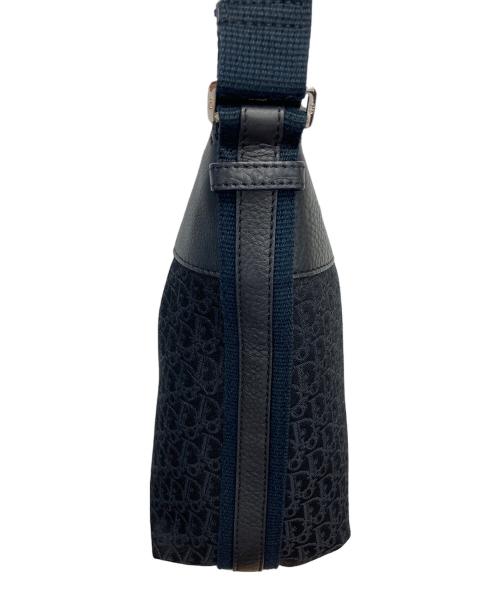 Christian Dior（クリスチャン ディオール）Christian Dior (クリスチャン ディオール) トロッターショルダーバッグ ブラック×ネイビーの古着・服飾アイテム