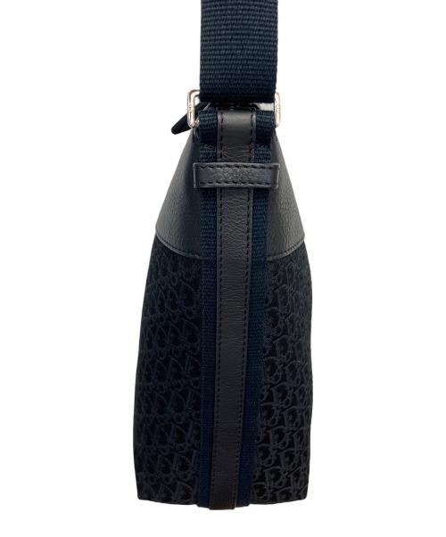 Christian Dior（クリスチャン ディオール）Christian Dior (クリスチャン ディオール) トロッターショルダーバッグ ブラック×ネイビーの古着・服飾アイテム