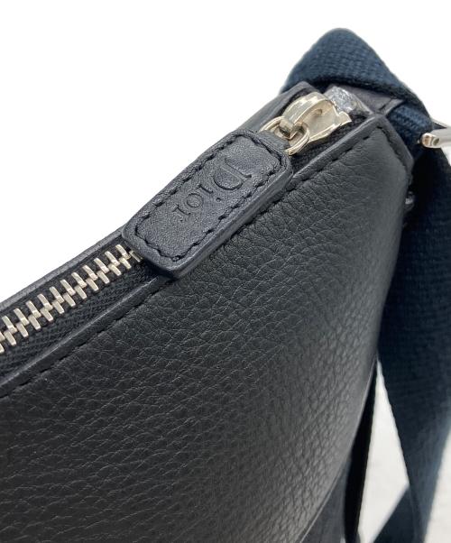 Christian Dior（クリスチャン ディオール）Christian Dior (クリスチャン ディオール) トロッターショルダーバッグ ブラック×ネイビーの古着・服飾アイテム