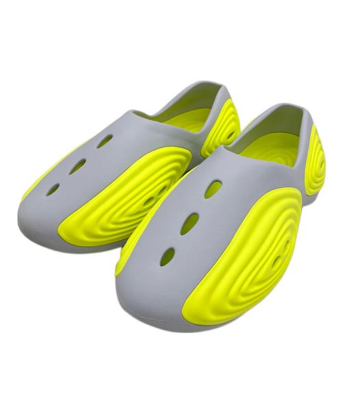 crocs（クロックス）crocs (クロックス) Ripple Steel/Acidity グレー×イエロー サイズ:28cmの古着・服飾アイテム