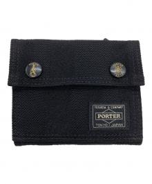 PORTER（ポーター）の古着「タンゴ 2つ折り財布」｜ブラック