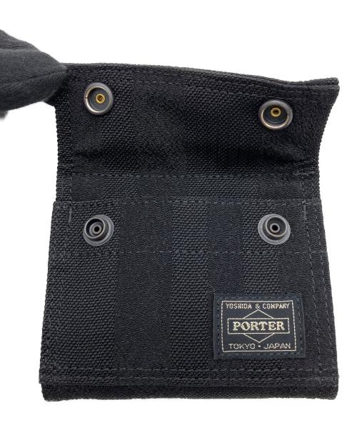 PORTER（ポーター）PORTER (ポーター) タンゴ 2つ折り財布 ブラックの古着・服飾アイテム