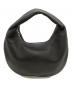 Aeta（アエタ）の古着「LEATHER ROUND ONE SHOULDER」｜ブラック