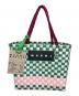 MARNI（マルニ）の古着「カゴバッグ」｜グリーン×ピンク