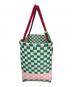 MARNI (マルニ) カゴバッグ グリーン×ピンク：13000円