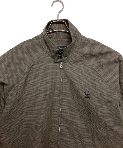stussy（ステューシー）stussy (ステューシー) ジップアップジャケット ブラック×ブラウン サイズ:Mの古着・服飾アイテム