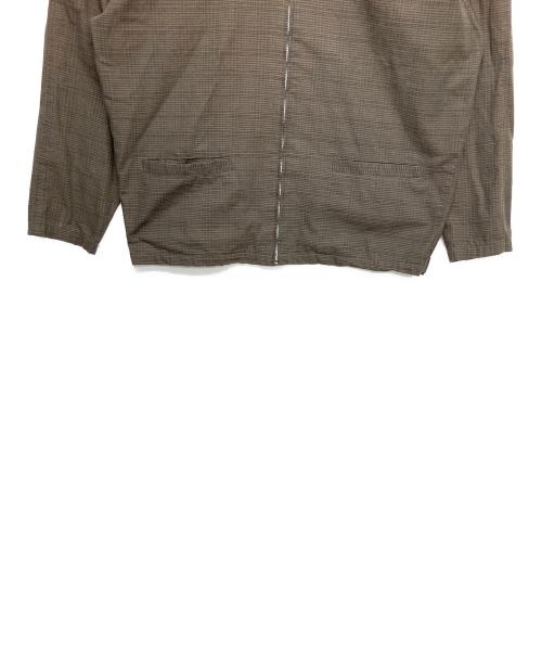 stussy（ステューシー）stussy (ステューシー) ジップアップジャケット ブラック×ブラウン サイズ:Mの古着・服飾アイテム