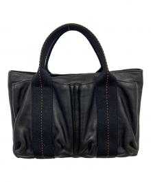 HERMES（エルメス）の古着「キャラバンホリゾンタルPM ハンドバッグ」｜ブラック