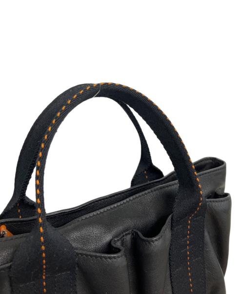 HERMES（エルメス）HERMES (エルメス) キャラバンホリゾンタルPM ハンドバッグ ブラックの古着・服飾アイテム