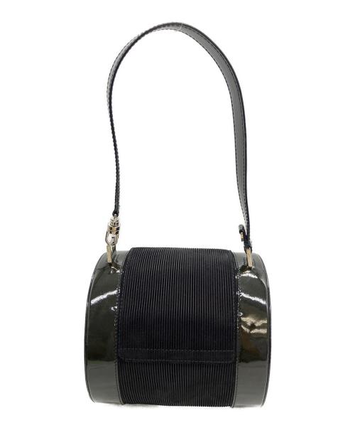 BVLGARI（ブルガリ）BVLGARI (ブルガリ) ビーゼロワン ハンドバッグ ブラックの古着・服飾アイテム