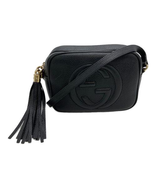 GUCCI（グッチ）GUCCI (グッチ) ソーホー ショルダーバッグ ブラックの古着・服飾アイテム