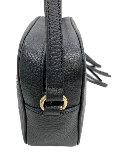 GUCCI（グッチ）GUCCI (グッチ) ソーホー ショルダーバッグ ブラックの古着・服飾アイテム