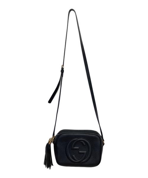 GUCCI（グッチ）GUCCI (グッチ) ソーホー ショルダーバッグ ブラックの古着・服飾アイテム