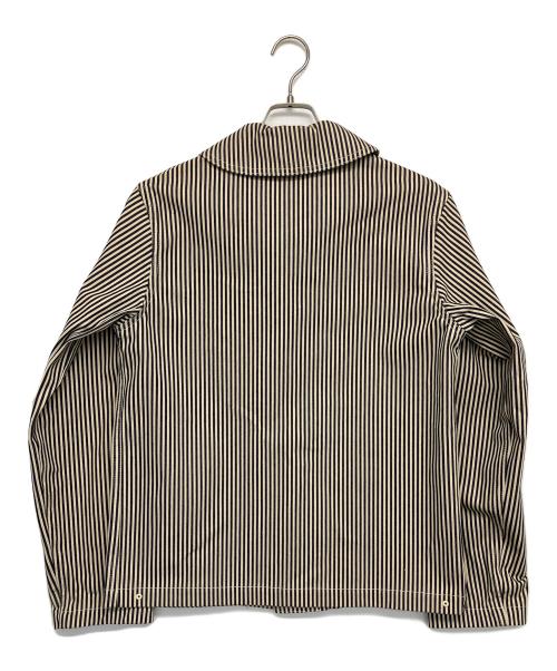 ATLAST & CO（アットラスト）ATLAST & CO (アットラスト) カバーオール ベージュ×ネイビー サイズ:38の古着・服飾アイテム
