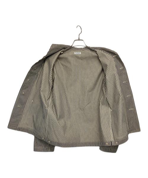 ATLAST & CO（アットラスト）ATLAST & CO (アットラスト) カバーオール ベージュ×ネイビー サイズ:38の古着・服飾アイテム