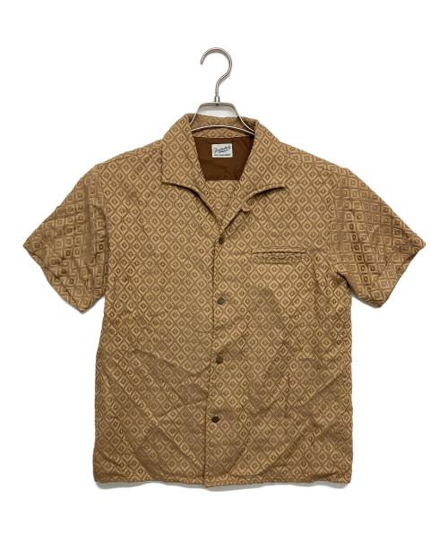 TENDERLOIN（テンダーロイン）TENDERLOIN (テンダーロイン) オープンカラーシャツ ブラウン サイズ:Sの古着・服飾アイテム