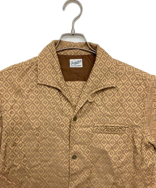 TENDERLOIN（テンダーロイン）TENDERLOIN (テンダーロイン) オープンカラーシャツ ブラウン サイズ:Sの古着・服飾アイテム