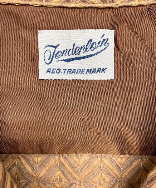 TENDERLOIN（テンダーロイン）TENDERLOIN (テンダーロイン) オープンカラーシャツ ブラウン サイズ:Sの古着・服飾アイテム