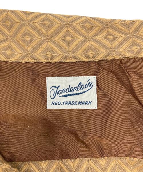 TENDERLOIN（テンダーロイン）TENDERLOIN (テンダーロイン) オープンカラーシャツ ブラウン サイズ:Sの古着・服飾アイテム