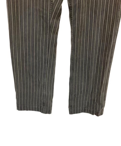 RRL（ダブルアールエル）RRL (ダブルアールエル) ストライプパンツ グレー サイズ:W31×L32の古着・服飾アイテム