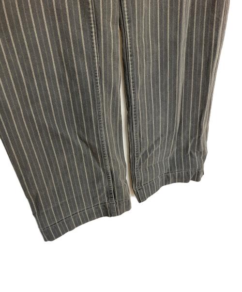 RRL（ダブルアールエル）RRL (ダブルアールエル) ストライプパンツ グレー サイズ:W31×L32の古着・服飾アイテム