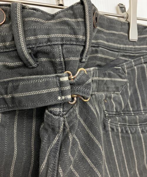 RRL（ダブルアールエル）RRL (ダブルアールエル) ストライプパンツ グレー サイズ:W31×L32の古着・服飾アイテム