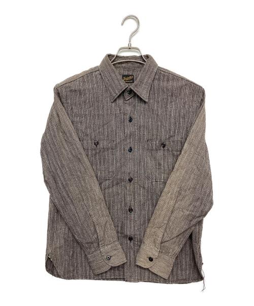 TENDERLOIN（テンダーロイン）TENDERLOIN (テンダーロイン) 長袖シャツ ブラウン サイズ:Sの古着・服飾アイテム