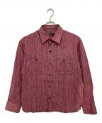 TENDERLOINテンダーロイン）の古着「長袖シャツ」｜レッド