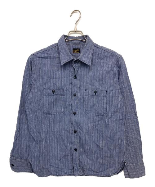 TENDERLOIN（テンダーロイン）TENDERLOIN (テンダーロイン) 長袖シャツ ブルー サイズ:Sの古着・服飾アイテム